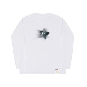 [UNISEX]blue star 롱슬리브 티셔츠_화이트