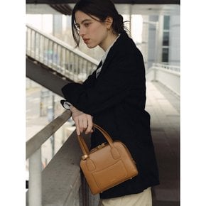 Cayley Boston Bag Leather Soft Brown