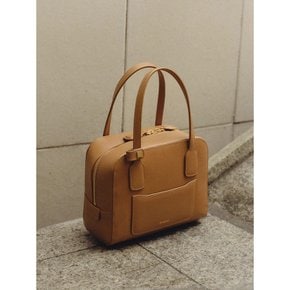 Cayley Boston Bag Leather Soft Brown