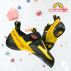 라스포르티바 스쿠아마 스콰마 남성용 암벽화 Black/Yellow/YP LSB0AFV007