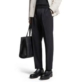 5045052 ZEGNA Pleat Front Cotton  Wool Pants