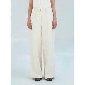 TFR LINEN POCKET TROUSERS_2COLORS