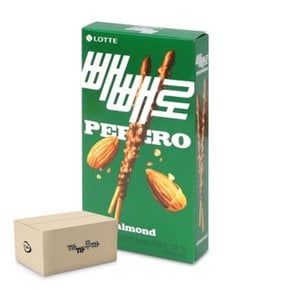 롯데 아몬드 빼빼로 37g (1박스-40개) 어린이간식 초 (WDD5740)