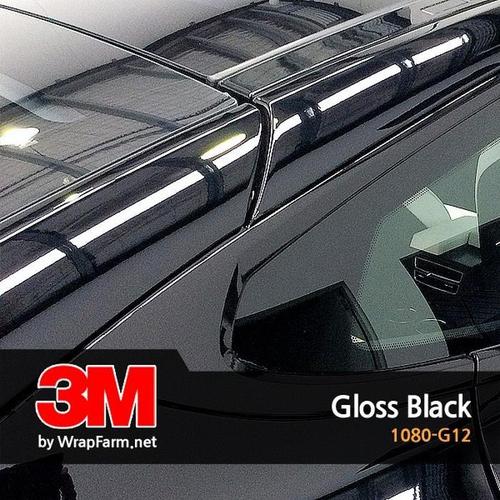3M [2080-G12] 글로스 블랙 유광 차량 필름 셀프 랩핑 PPF 카스킨 생활보호 패키지 마프로 에이버리 크롬(1)