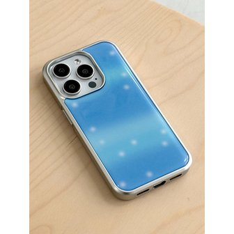 필위드러브 실버 에폭시 범퍼 폰케이스 - starry blue
