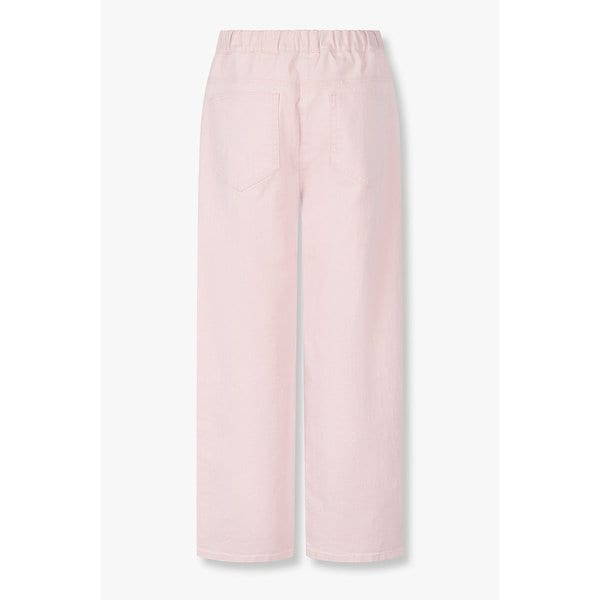 백 밴딩 배기 데님 팬츠 IA16155110154