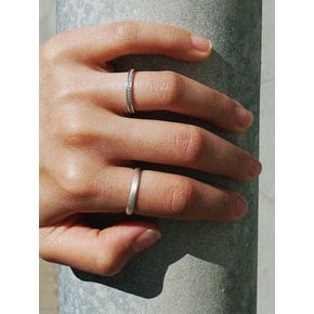 SIMPLE RING MATT SILVER