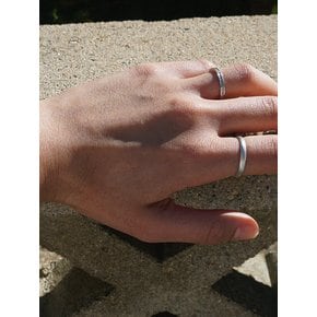 SIMPLE RING MATT SILVER