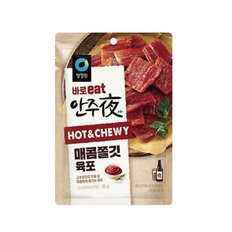 청정원 청정원 바로eat 안주夜 매콤쫄깃 육포 30g x5개