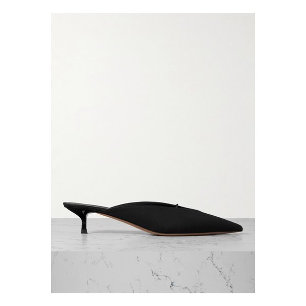 마타르 새틴 뮬 블랙 1647597341122855