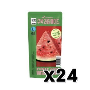 유어스 수박과즙에이드 L 아이스파우치음료 340ml x 24개