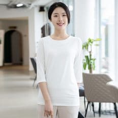 엄마옷 면 라운드 7부 티셔츠 TS302097 중년여성의류/50대/60대/마담/빅사이즈