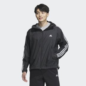 [MENS SPORTSWEAR] 에센셜+ 루즈 핏 3S 메쉬 라인드 윈드브레이커 재킷 (JF3912)