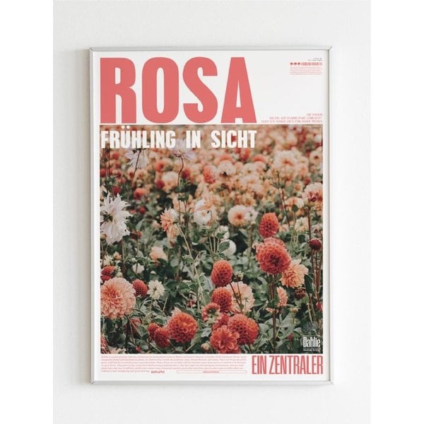 인테리어 아트 포스터 _ ROSA (A1 5070 A2 A3 size / frame3종)