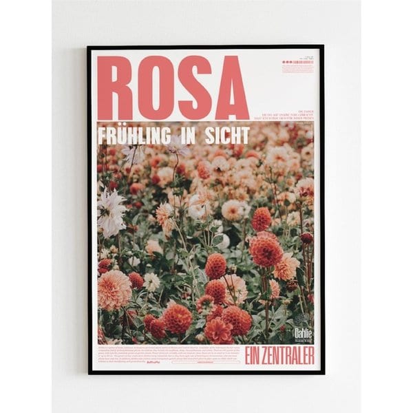 인테리어 아트 포스터 _ ROSA (A1 5070 A2 A3 size / frame3종)