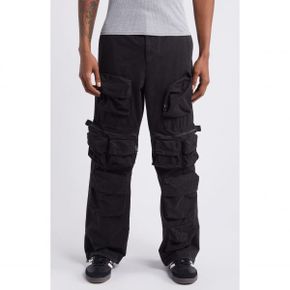 4542723 BOILER ROOM Wide Leg Cargo Pants