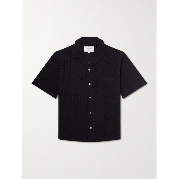 코리더 캠프 칼라 브로더리 앵글레즈 코튼 셔츠 46376663163008679