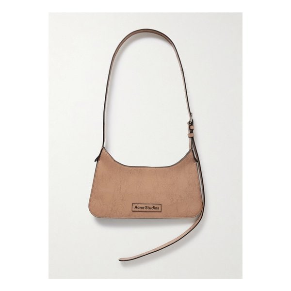 미니 크랙 가죽 숄더 백 베이지 1647597325972664