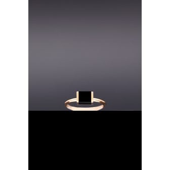 하지나 [14K Gold] Onyx Moderato Ring