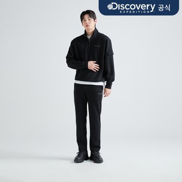 디스커버리 남성 카고포켓 트레이닝 일자팬츠 (BLACK)