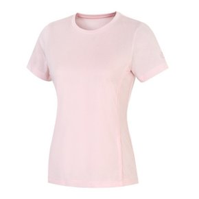 여성 여름 에어로드라이 메쉬배색 반팔 라운드티셔츠 (1222TR255)