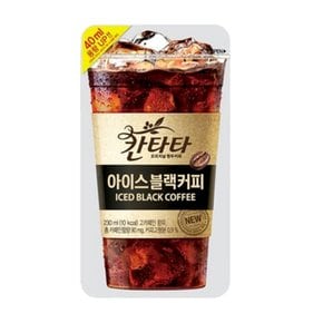 칸타타 아이스 블랙 230ml 파우치 10입