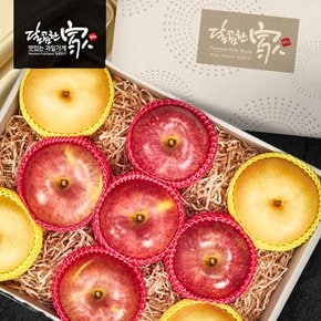 [9/21(월) 오전 9시결제건까지 명절전배송]프리미엄 사과+배 혼합세트(사과5과 2kg+배4과 2.5kg)9과