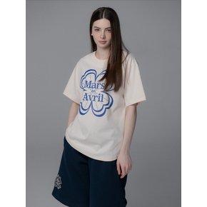 CLOVER TSHIRT_BUTTER BLUE