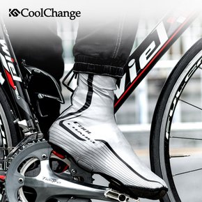 CoolChange 겨울 동계용 방한 방수 기모 자전거 슈커버 (사은품 조각모)