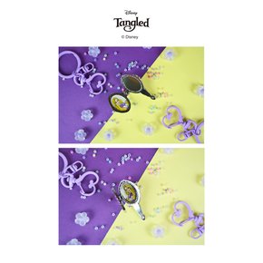 프린세스 거울 경첩 뱃지_라푼젤