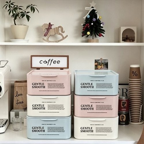 파스텔 레이어 수납함