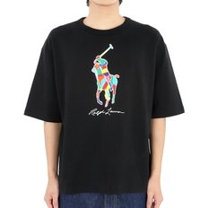 폴로랄프로렌 24 S/S 남성 라지 포니 로고 반팔(블랙) 710926611002 BLACK /국내당일발송