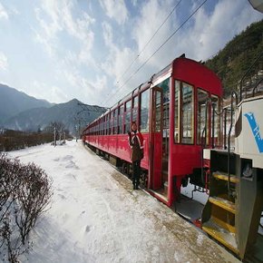 [최소출발인원15명]◆겨울특선◆[KTX-당일]협곡열차 타고 분천 산타마을+영주 무섬마을