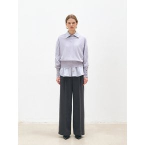 TFS ONE TUCK TROUSERS_CHARCOAL