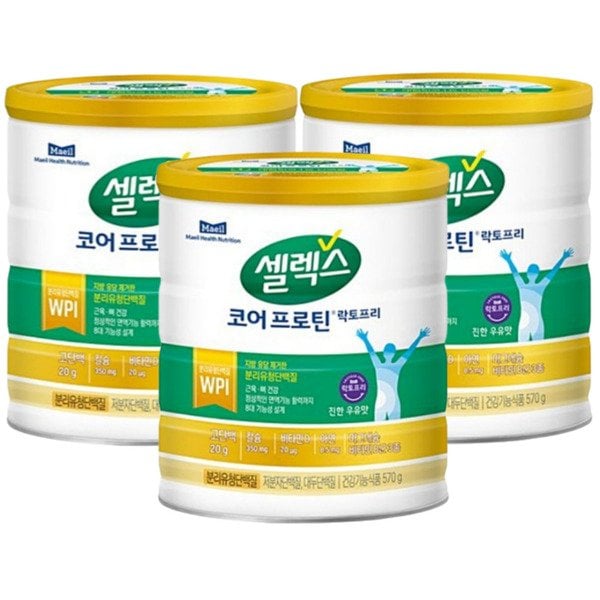 셀렉스 프로틴 락토프리 570g x 3캔