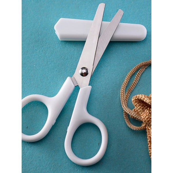 화이트 미니 가위
