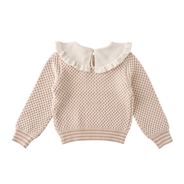 [여주점] 루즈페  -  프릴카라니트탑  7511930001