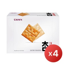 크라운 참 크래커 280g (15봉입)x4개