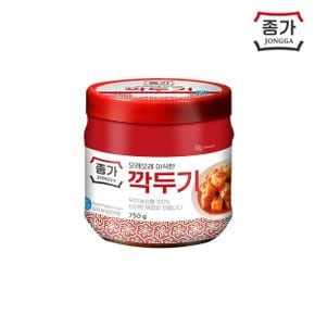 [공식판매몰] [종가] 아삭한 깍두기 750g(pet)