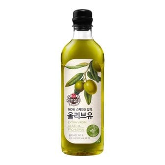  [CJ]백설 압착올리브유 900ML X 12개