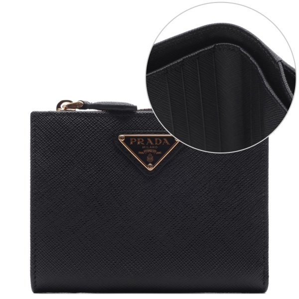[부산점] [프라다] 26SS 여성 사피아노 삼각로고 반지갑 (1ML050 QHH F0002 26S)