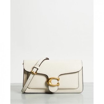 이스퀘어 4651025 Coach Polished Pebble Tabby Chain Clutch - Chalk