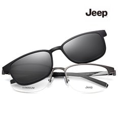 [10%할인가]Jeep 편광선글라스 겸용 티타늄 안경 T7050_S3 [지프쇼핑백 증정]