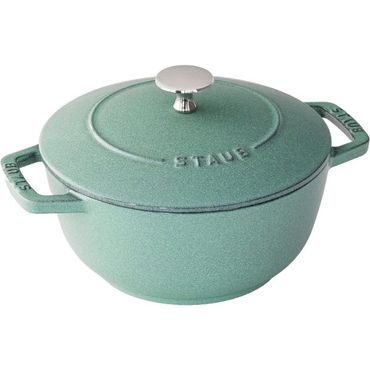  일본 스타우브 냄비0108 staub WaNABE 40508824 Wanabe Sage Green M 7.1 inches 18 cm Enameled