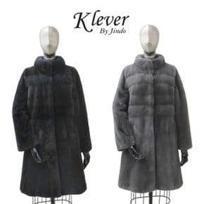 진도 Klever FULL SKIN 휘메일 유색 밍크코트 (K3W2EC03_)