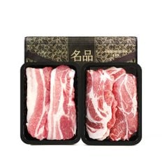 [1/15 순차출고][산지직송] 보성녹차먹인 한돈 삼겹살 선물세트 800g(삼겹살400g+목삼겹400g)