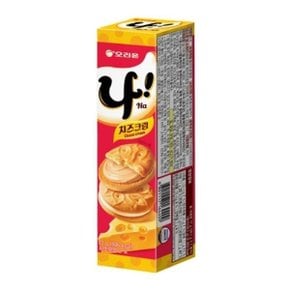 [화수분상회] 치즈스낵 오리온 나 치즈크림 샌드 77gx24개 치즈맛과자