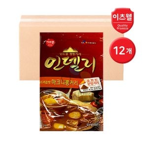 CJ이츠웰 인델리 마크니풍커리 1kg 12개 / 대용량 카레가루