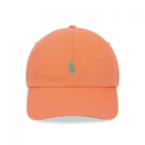 POLO RALPH LAUREN [ 10]코튼 치노 볼 캡-오렌지