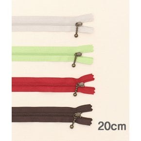 YKK 슬림코일지퍼 내추럴 20cm (29208)